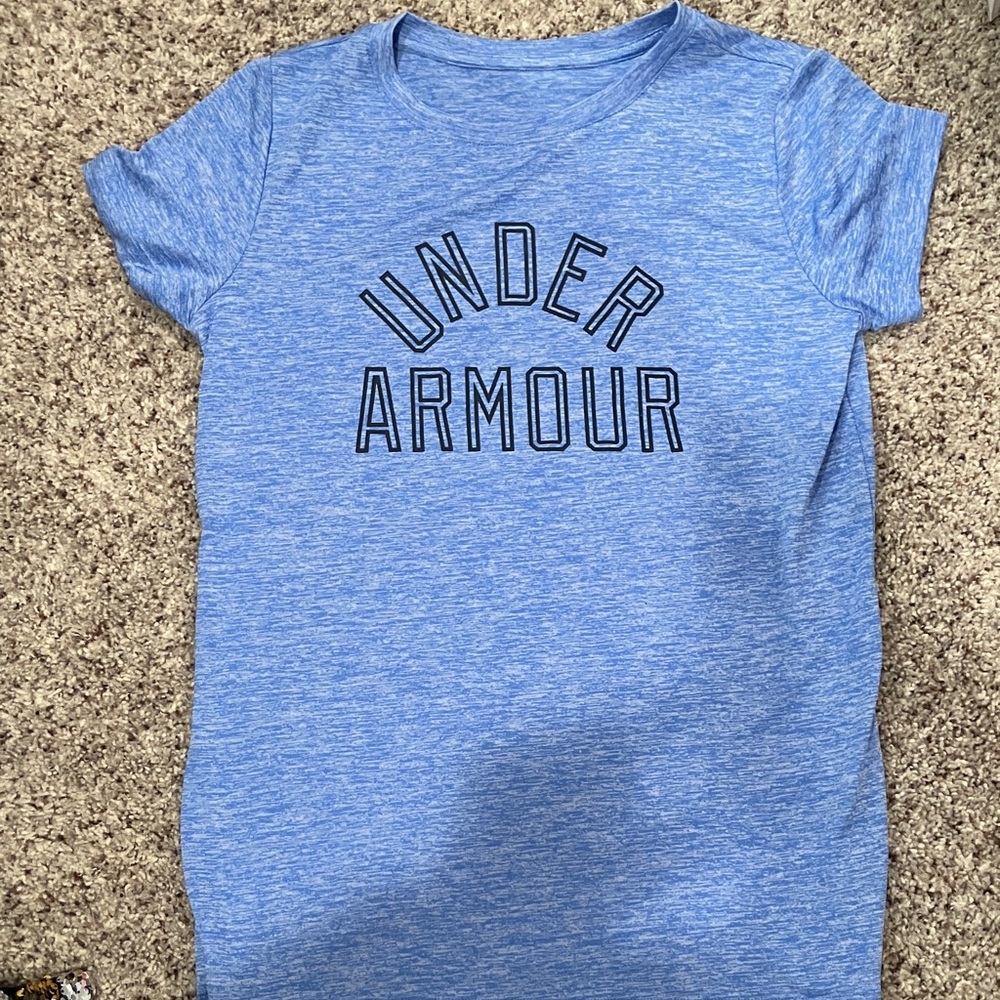 Under Armour Blue Kids Short Sleeve Tech Tee